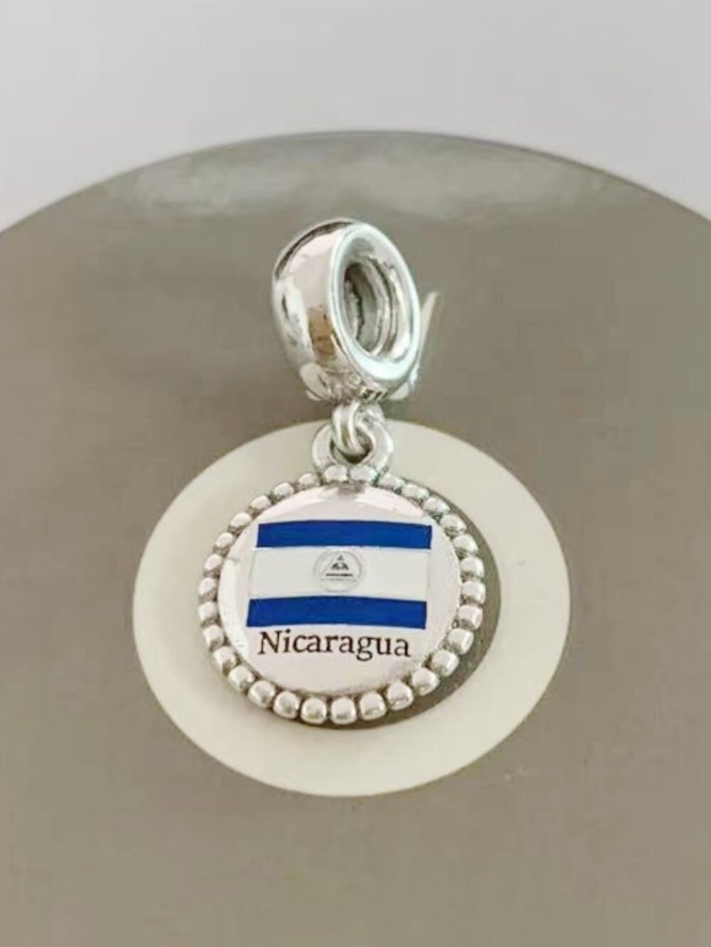 Pandora Nicaragua Flag Exclusive Charm Pendant